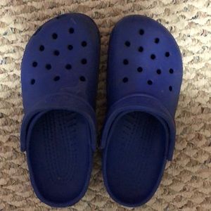 Blue Crocs Size 8